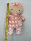 Kids Preferred Plush Pink Baby Doll 11  Lovey Love Flower Dress 2019 Heart 31043