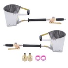2  Cement Mortar Sprayer Hopper 4 Jet Paint Wall Concrete Stucco Spray Gun Tool