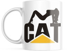 Cat Woman Tractor Equipment Naughty Girl Caterpillar Tractor 11 Oz Coffee Mug
