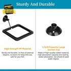 Fish Feeding Ring Aquarium Square Floating Food Feeder Circle With Strong Suctio