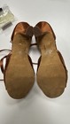International Dance Shoes Mia Women   s Tan Satin Ballroom Shoes 2 5  Ids Heel