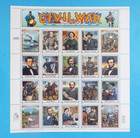 Us Postage Stamps Face Value  45  Unused Lot  86 Sheets Blocks Civil War
