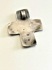 Silpada N0732 Oxidized Hammered Sterling Silver Cross Pendant Only