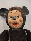 Vintage 1940s Rubber Face My-toy Mouse 22  Plush Toy  mickey Disney Proto-type 