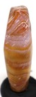 Genuine Ancient Central Asian Banded Agate Stone Bead With Eye