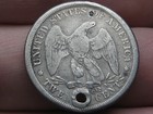 1875 Cc Seated Liberty Silver Twenty 20 Cent Piece- Carson City  Fine Details