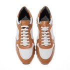 Pastori Nwb Thrax Casual Sneakers Size 42 Us 9 In Brown   White Leather