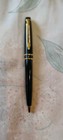Waterman Expert Black Plastic   Metal Ball Point Pen France Made 