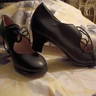 Flamenco Shoes Dance  Model Sevilla  Woman  Leather  With Nails Elrocio Size 41