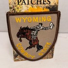 Wyoming Cowboy State Souvenir Patch  3  X 2 5 