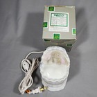 1988 Enesco Sleeping Baby Elephant In Bassinet Cradle Night Light Vintage 384097