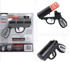 Police Pepper Gun - Equipped W  Disorienting Led Strobe Light 20 Ft Spray Range