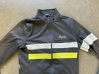 Rapha Long Sleeve Brevet Full Zip Cycling Jersey Sz Medium Grey Neon Rando