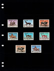  6 55 Scott Value - 1964 Yemen Wildlife Arabian Lions Baboons Zebu Cv Mnh Nh Umm