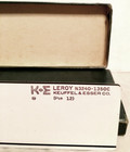 Rare Vtg Keuffel   Esser Leroy Drafting Template-n3240-1350c-pen 12-nib