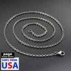 Jewelry Necklace Stainless Steel Silver gold 17 75 - 2mm Chains For Your Pendant