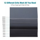 72 Pcs Sandpaper Sand Paper Sanding Sheets Assorted Auto Wet Dry Wood Car Metal