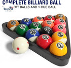 2-1 4  Pool Balls Billiard Set - 16 Resin Balls  Regulation Size   Weight  Compl