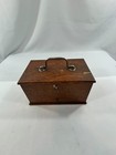 Antique Domestic Faradic Battery W  Box   Electrodes Early Quack Medical