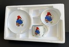 Paddington Bear Reutter Porcelain Germany Children   s Plate Bowl Cup Set 1998 