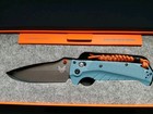 Benchmade Knives Adira 18060 Blue Grivory Cpm-magnacut Steel Pocket Knife