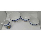 Vintage Disney Treasure Craft Nesting Bowls 3 Mixing Serving Bowls   Pitcher Euc