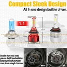 4-sides 9012 Led Headlight Bulb Kit High Low Beam 6000k Super Bright Power White