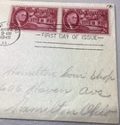 1945 Fdr Memorial First Day Cover - Warm Springs Ga - Little White House - Pair