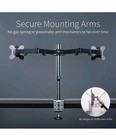 Vivo Dual Monitor Desk Mount 2 Monitors Up To 32 In Stand-v032