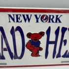 Grateful Dead New York Dead Head Embossed License Plate Licensed Product