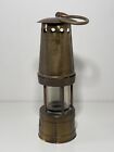 Antique Brass And Metal Miner s Lamp  Miner s Lantern