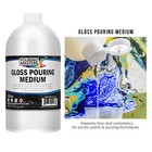U s  Art Supply Gloss Pouring Effects Medium - 32-ounce   Quart
