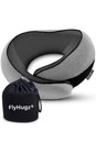 Flyhugz Neck Travel Pillow   Memory Foam Neck Pillow New Open Box R8