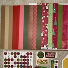 Holly Jolly Christmas Themed Embellishments Kit