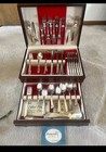 Vintage Oneida Community South Seas 115 Pc Set Flatware Silverware Silver Plate