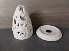 Ceramic Bisque Ready To Paint Holland Mold Candle Or Light Celestial Moon Stars