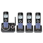 At t 4 Handset Answering System Cordless Phone With Answering Machine Open Box