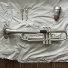Kanstul Silver Professional Trumpet   Case  2 Mouthpieces     Excellent Condition