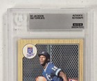 Bo Jackson Signed 1987 Topps Rookie Card Rc 170 Beckett Auto 10 Royals Baseball 