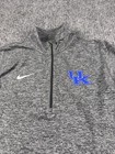 Kentucky Wildcats Jacket Mens Medium Gray Ncaa Basketball Nike Dri-fit 1 4 Zip