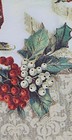 Two Individual Napkins Vintage Christmas Santa Claus Guest Towel Decoupage  1123