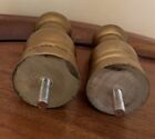 Vintage Set Of 8 Gold Solid Wood Table Legs Sofa Furniture 4 5    Tall Screw In