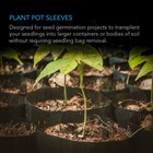 Nursery Bags 1 2 Gallon  Nonwoven Fabric Pouches  50-pack For Seed Transplanting