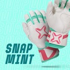 Axe Premium Leather Long Cuff Batting Gloves     Youth Xl - Snapmint Color - Nib
