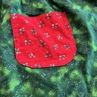Vtg Christmas Apron Waist Tie Around Handmade