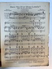 Have You Ever Been Lonely  Vintage Sheet Music 1933 Bing Crosby