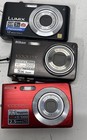 Assorted Compact Digital Camera Lot Of 3  for Parts Or Repair 