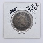 1924 Venezuela 2 Bolivares  83 5  Silver Coin Two Bolivars Free Shipping 