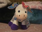 Ganz Webkinz Rockerz Cow Hm5101 Peace Love Moosic Stuffed Plush Nwt With Code