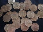 Mauritius 2 Cents 1969 Bu Lot Of 25 Bu Coins
